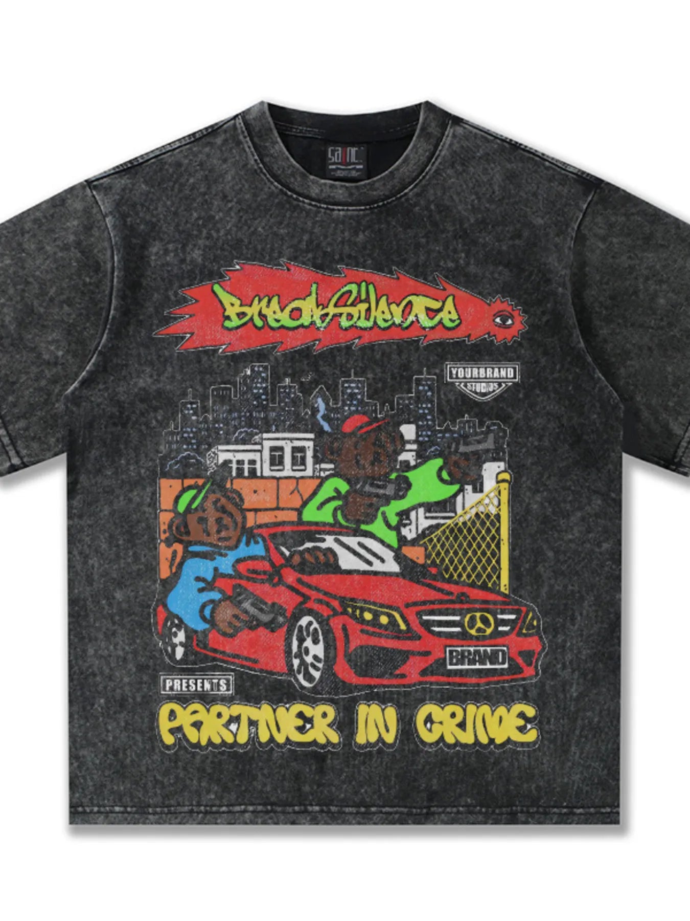 Men's Graphic Crew Neck T-Shirt