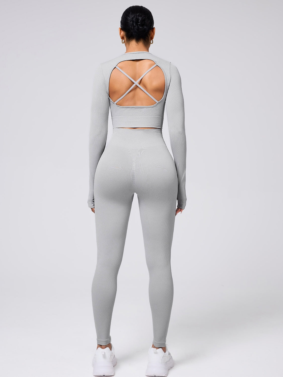 Crisscross Long Sleeve Active Set - MONLANE