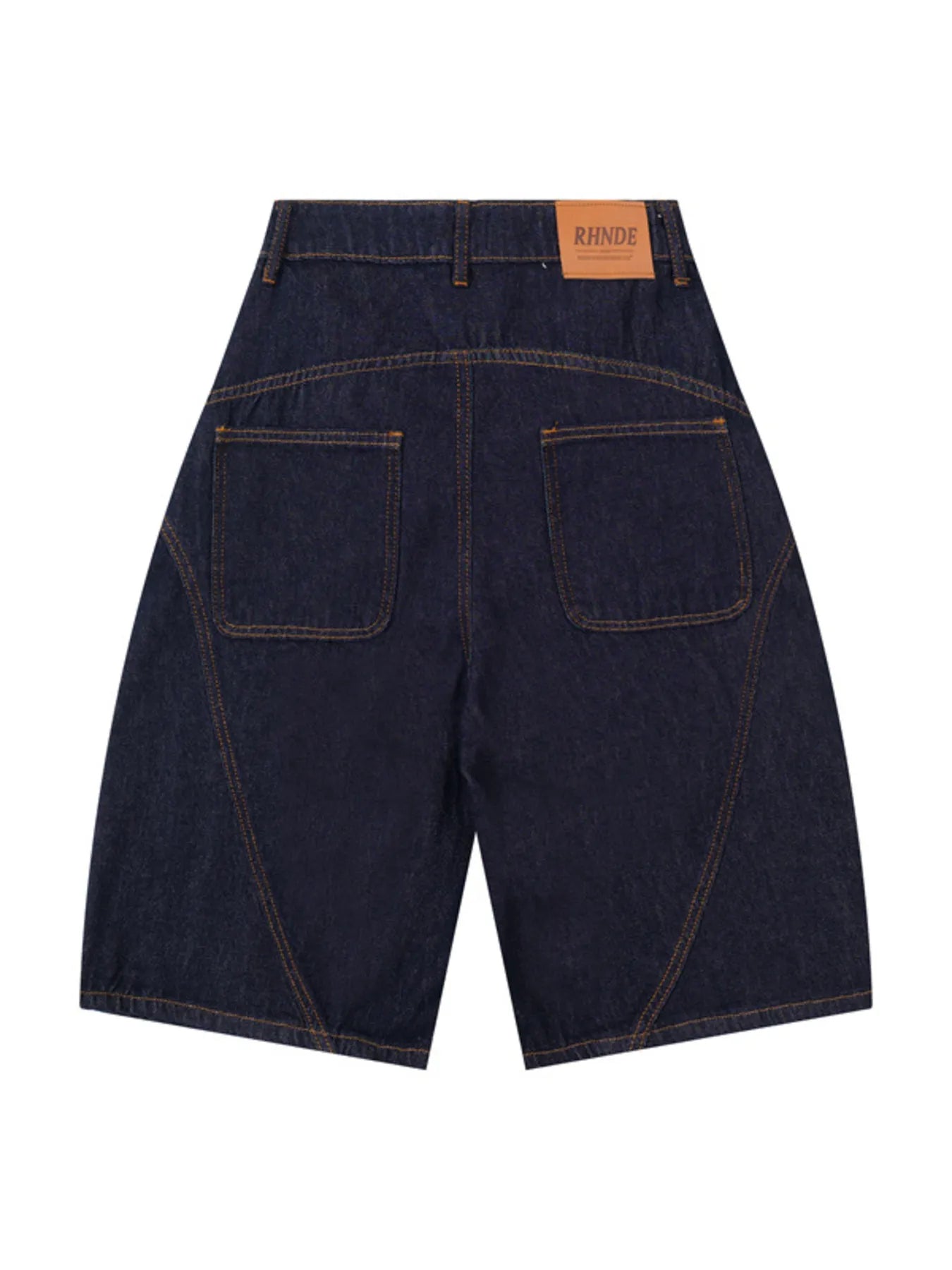 Loose Fit Men's Cargo Denim Shorts