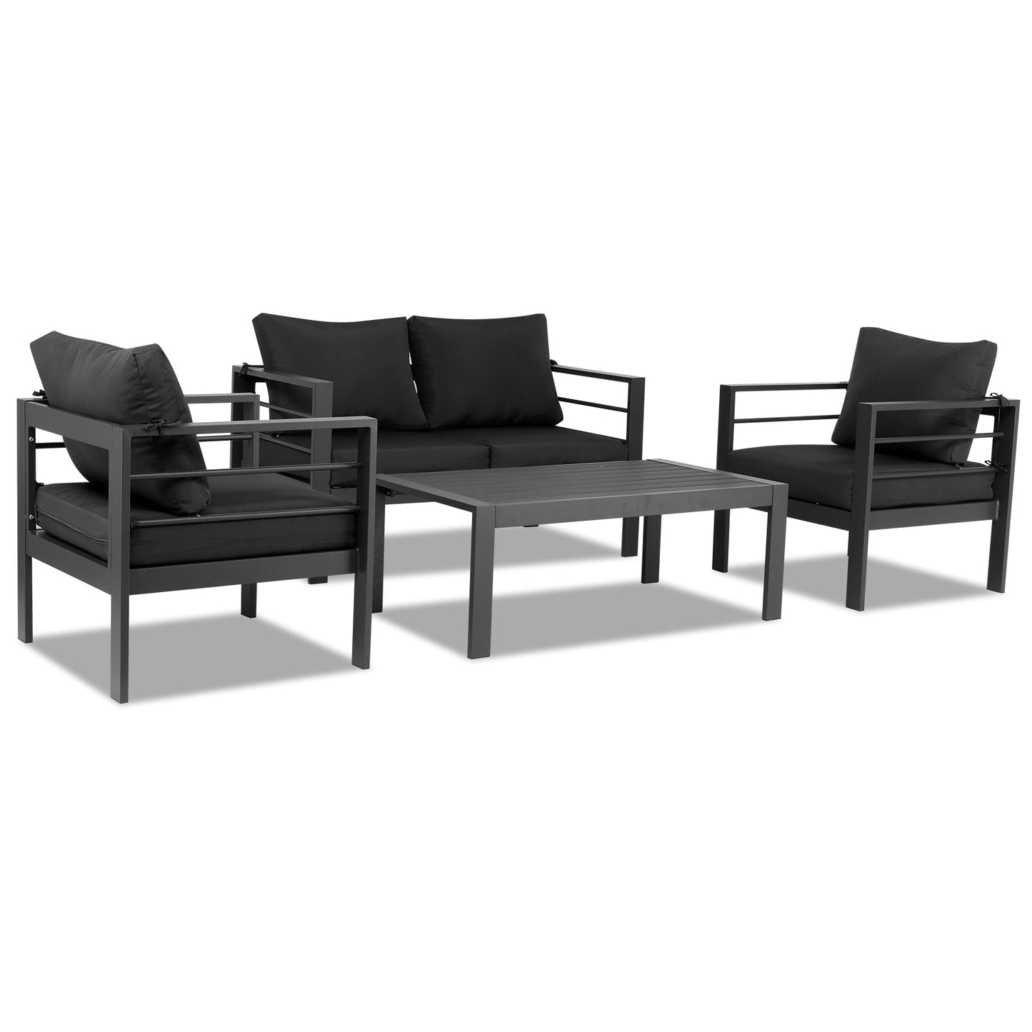4 Pieces Modern Outdoor Sectional