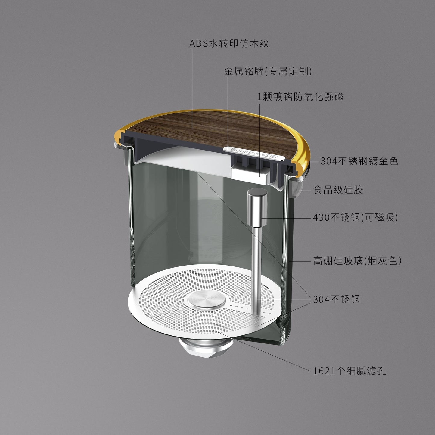 23.6oz Heat-Resistant Glass Teapot