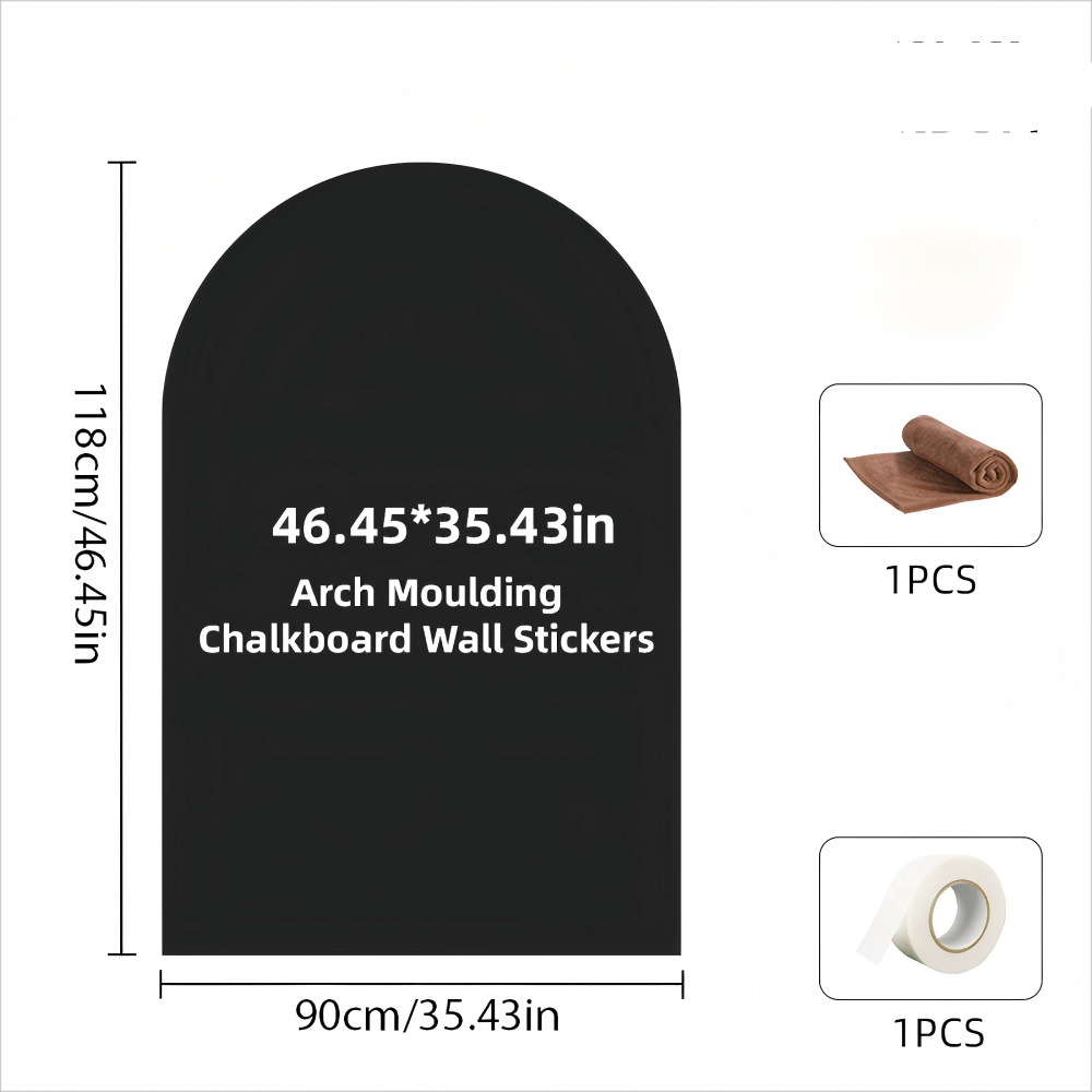 118×90cm Arch Blackboard Wall Sticker