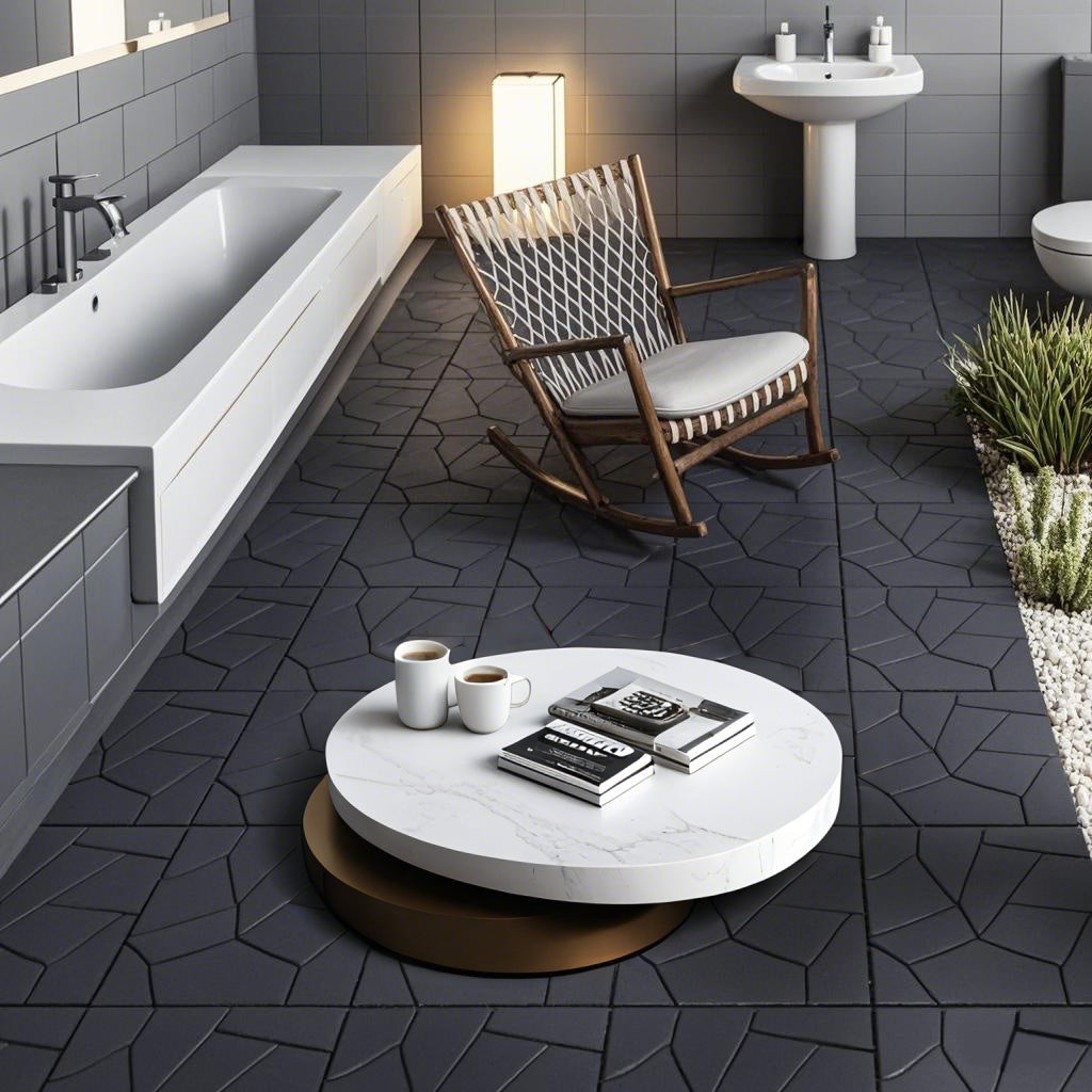 Easy To Clean Interlocking Deck Tiles