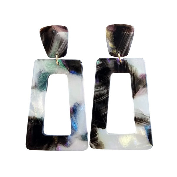 Earrings - Midnight Opal