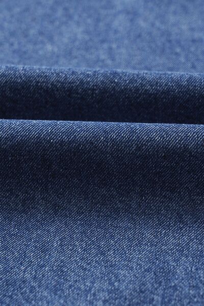 Patched Pocket Denim Mini Dress