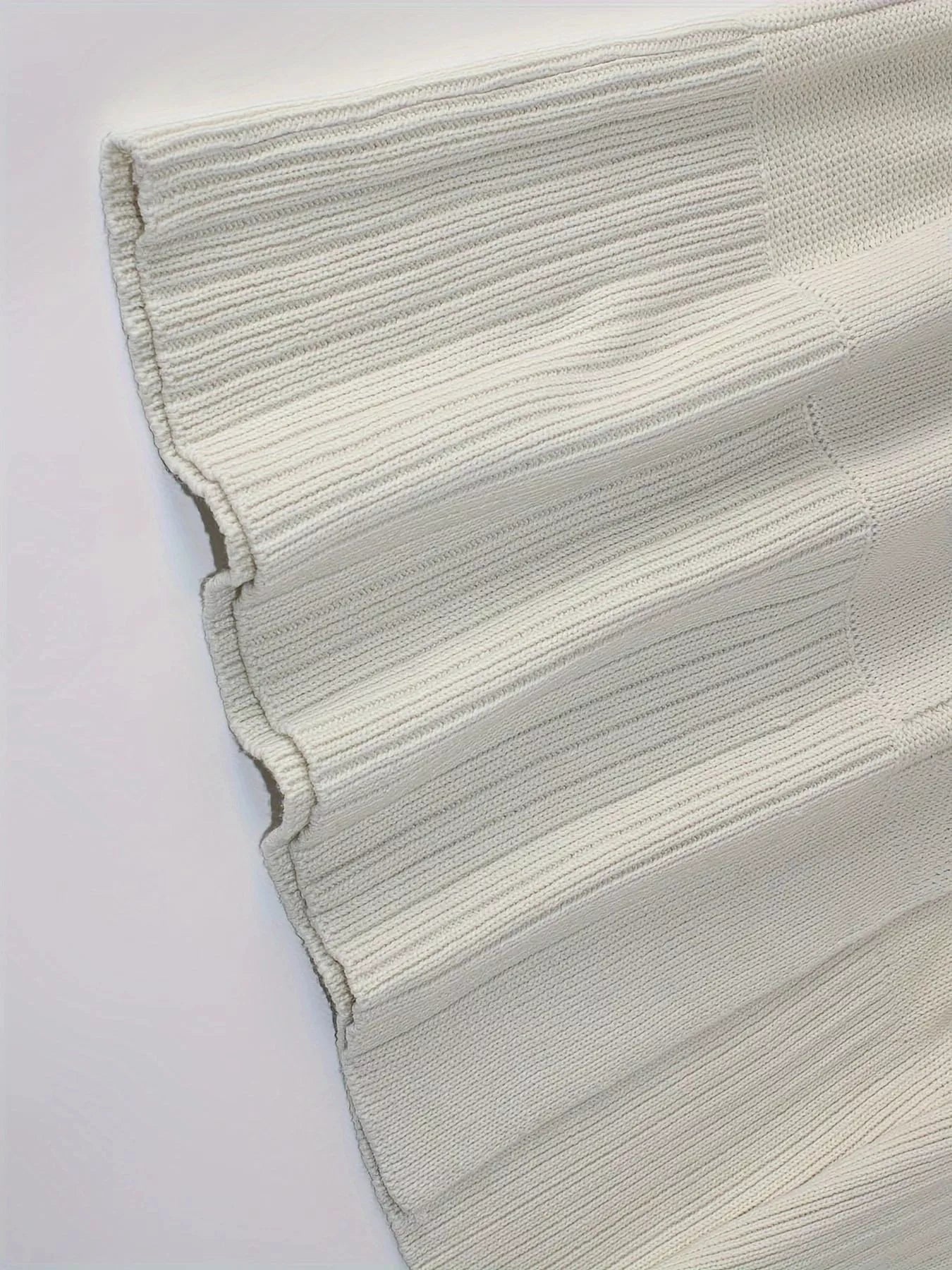 Open-Front Knit Cardigan