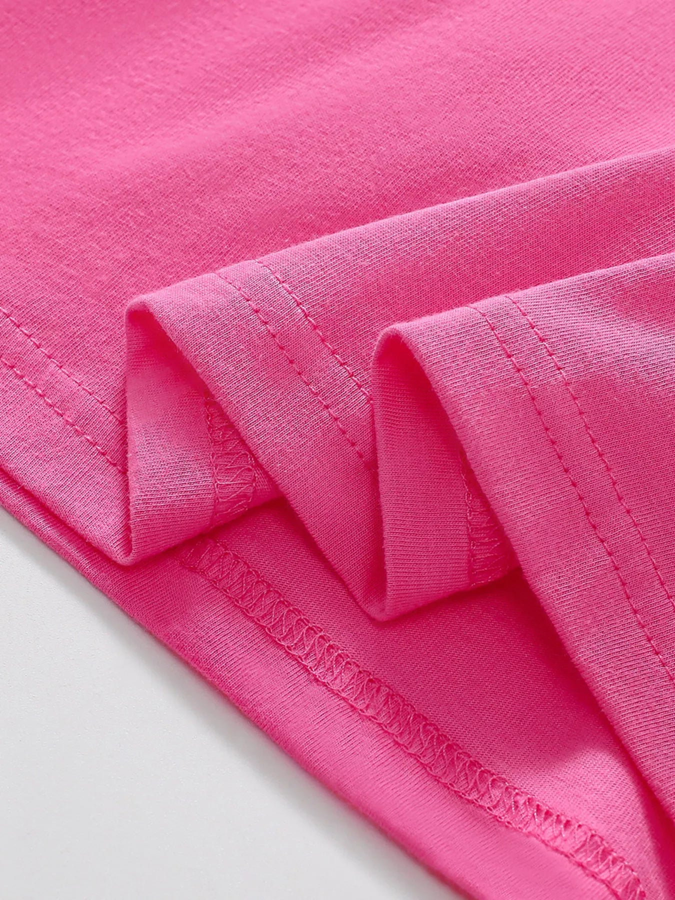 Children's Bunny Striped Short Sleeve Dress