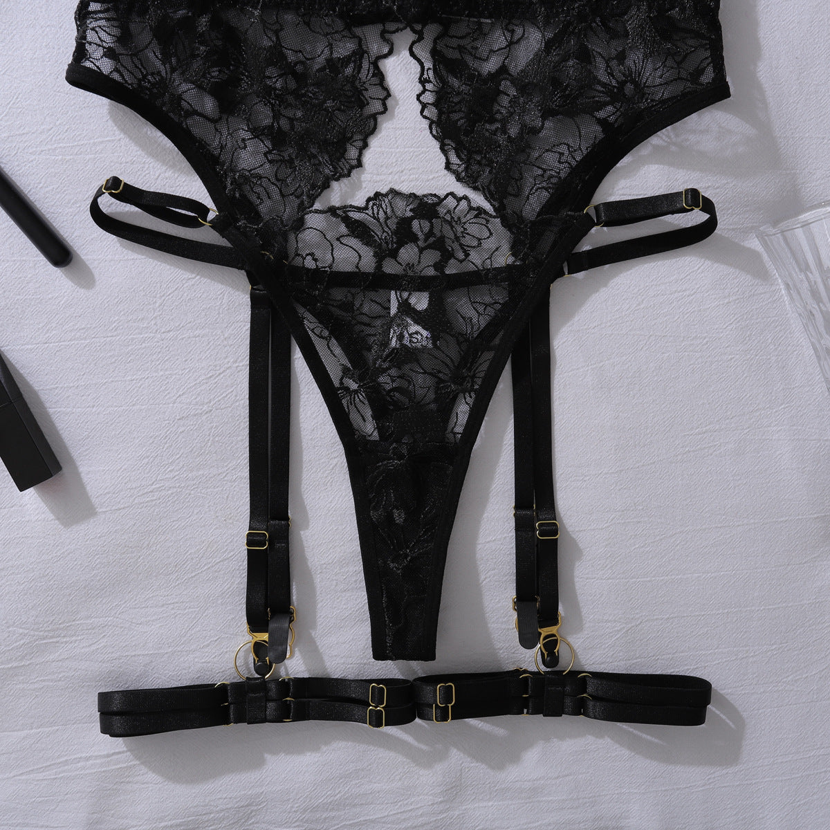 Underwear Set With Steel Ring