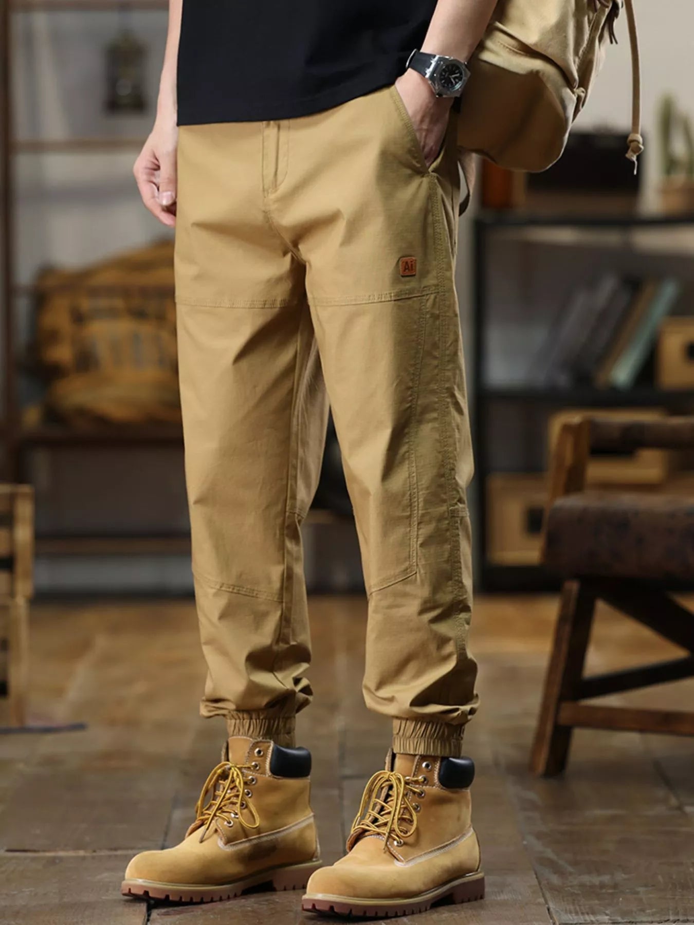 Men's Full Size Wide Leg Pants