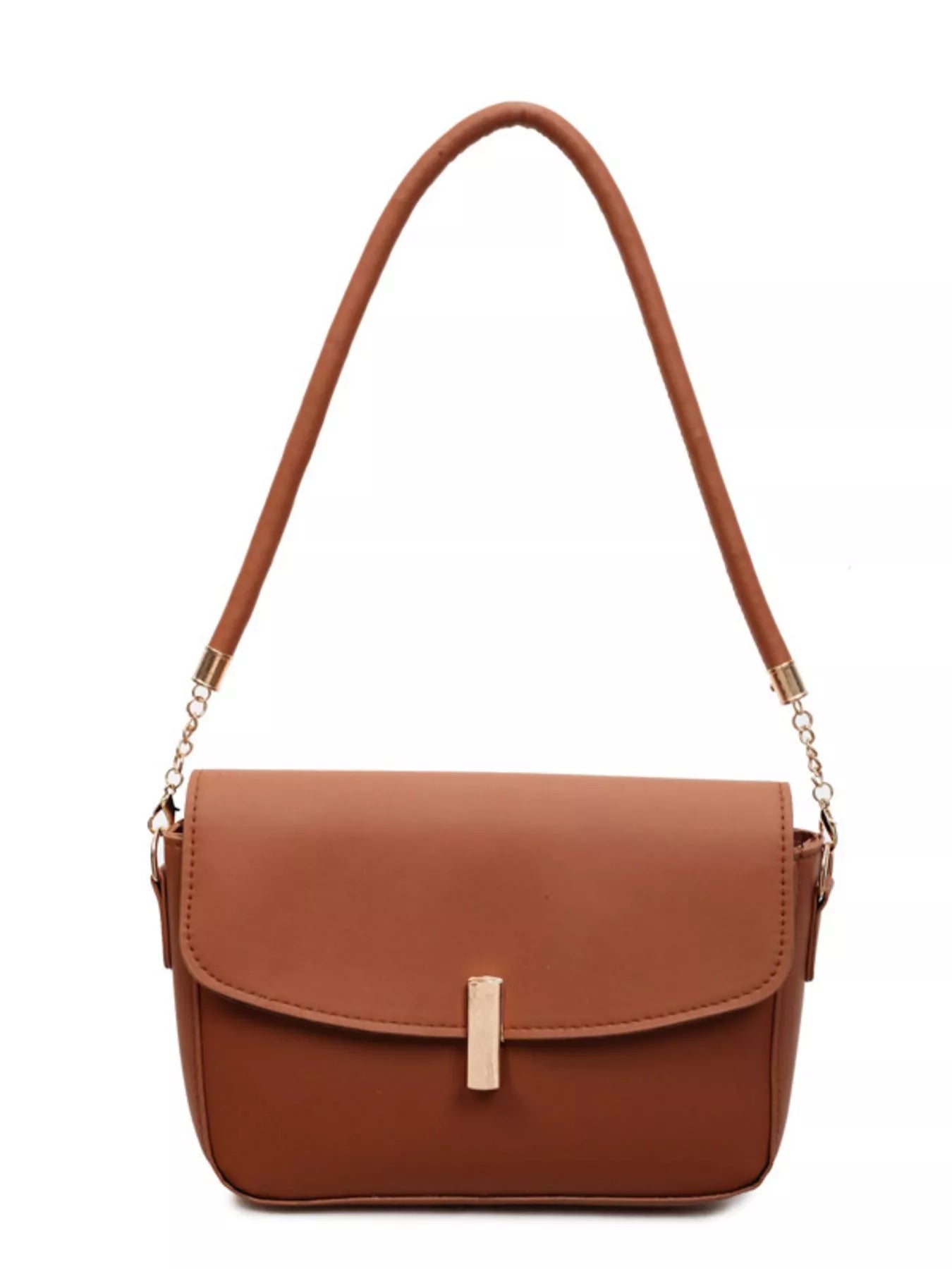 Leather Flap Shoulder Bag