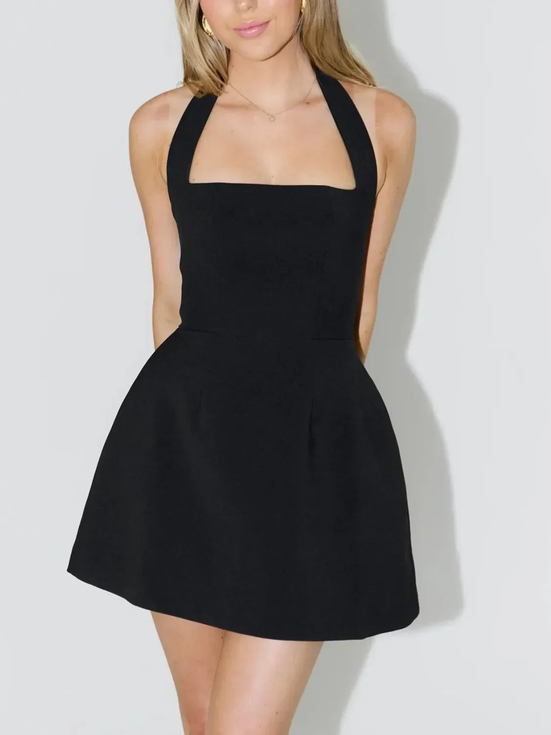 Halter Neck Mini Dress
