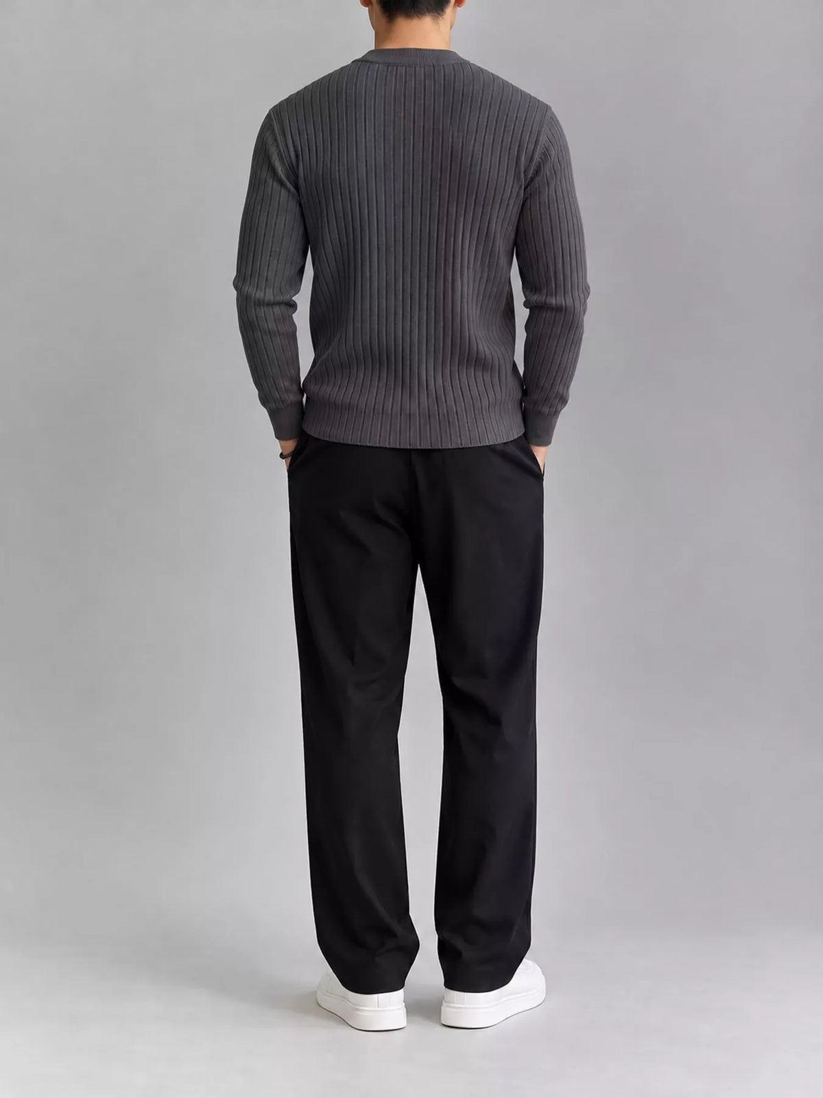 Men's ribbed knit top, view 8