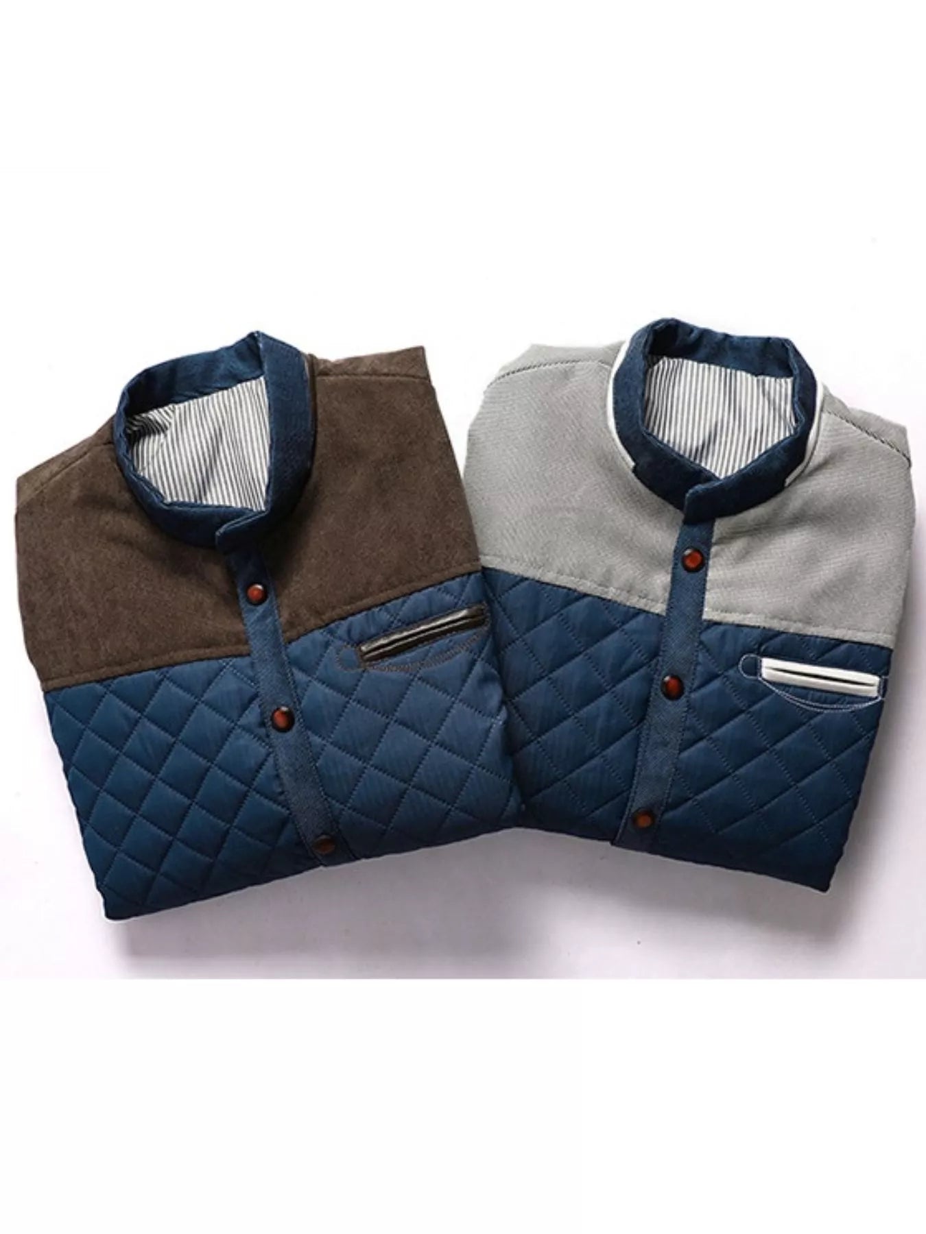Men's Full Size Quilted Jacket