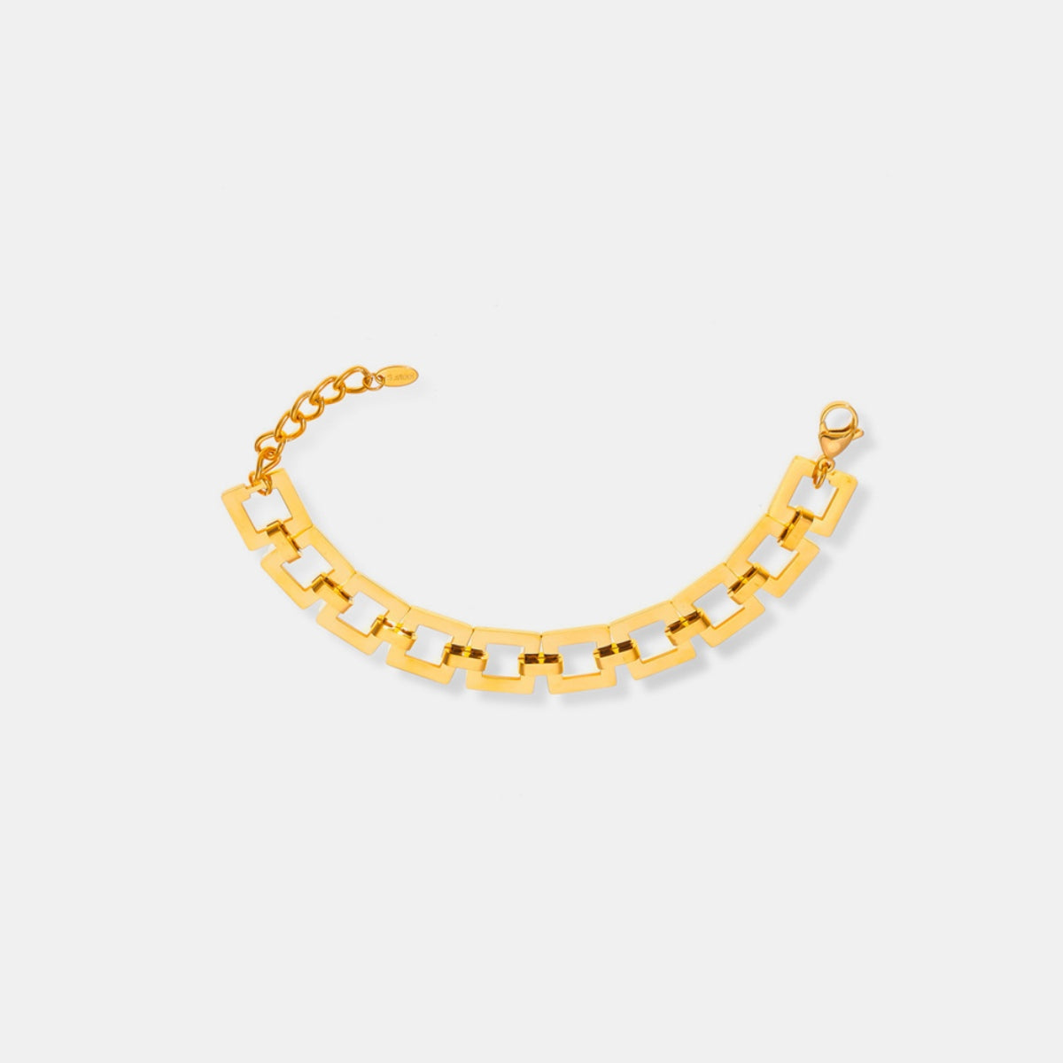 Titanium Steel Hollow Square Chain Bracelet - MONLANE