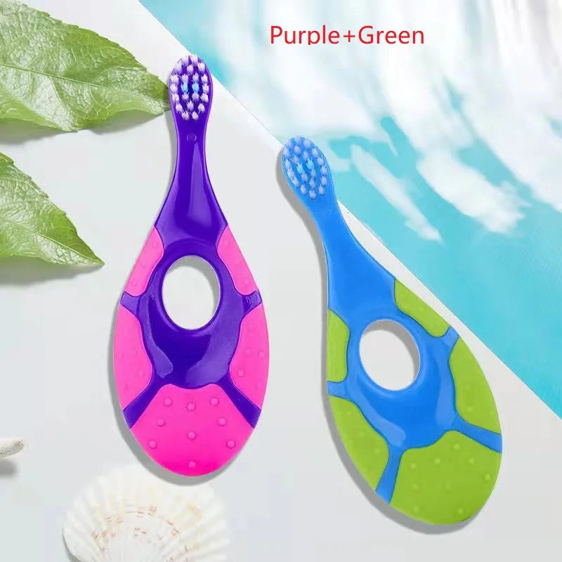 2PCS Baby Toothbrush With Soft Bristles
