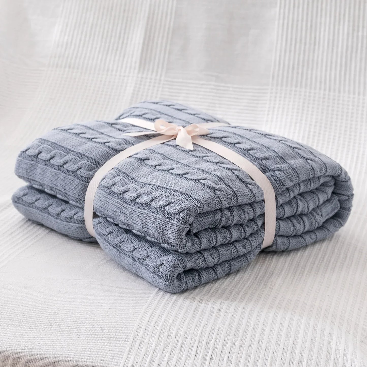 Cotton Knitted Blanket