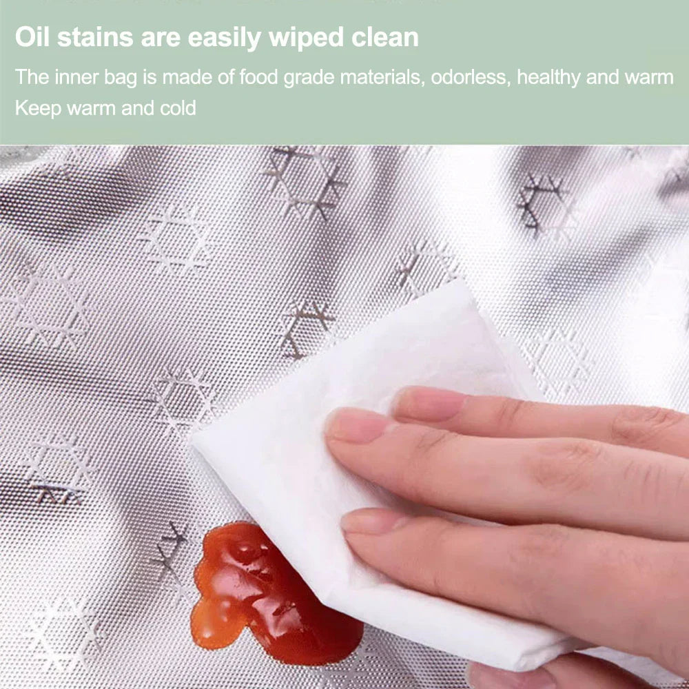 Double-layer Insulated Lunch Bag