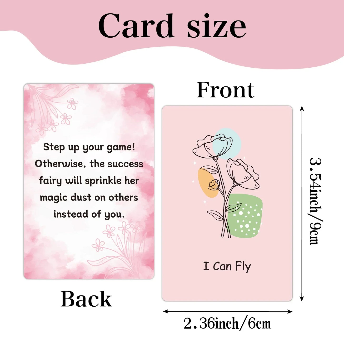 60 Pcs Women Affirmation Cards