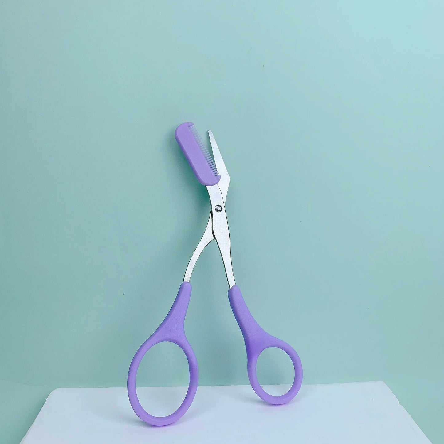 Eyebrow Trimming Scissors with Comb