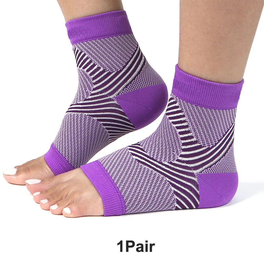 1Pair Sports Ankle Brace Compression Socks