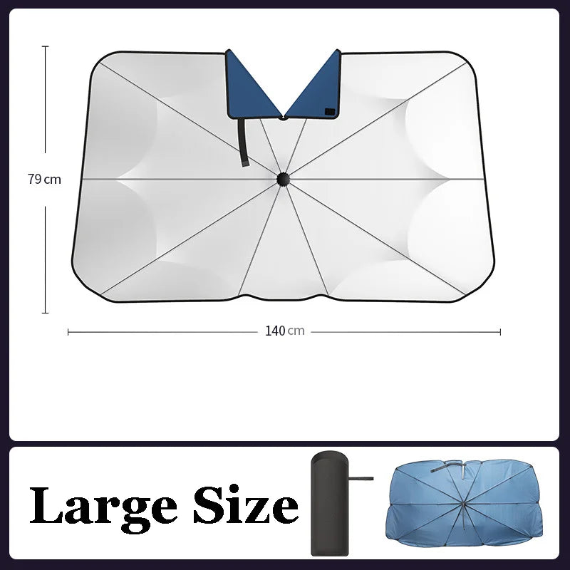 360°Rotation Bendable Handle Car shade