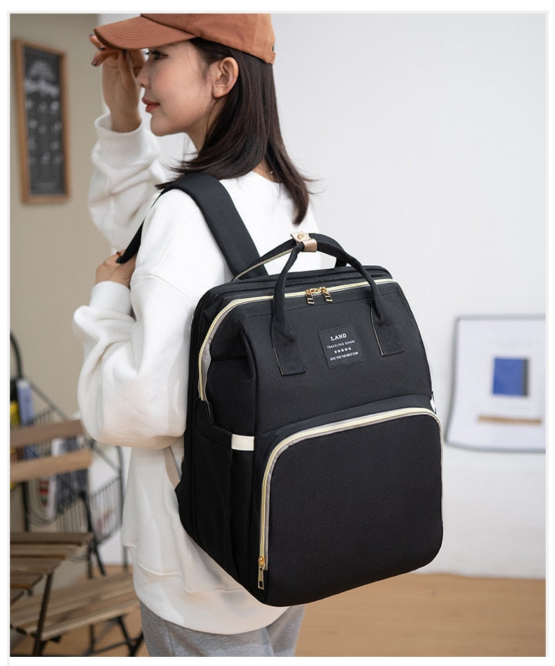 Foldable Baby Crib Backpack