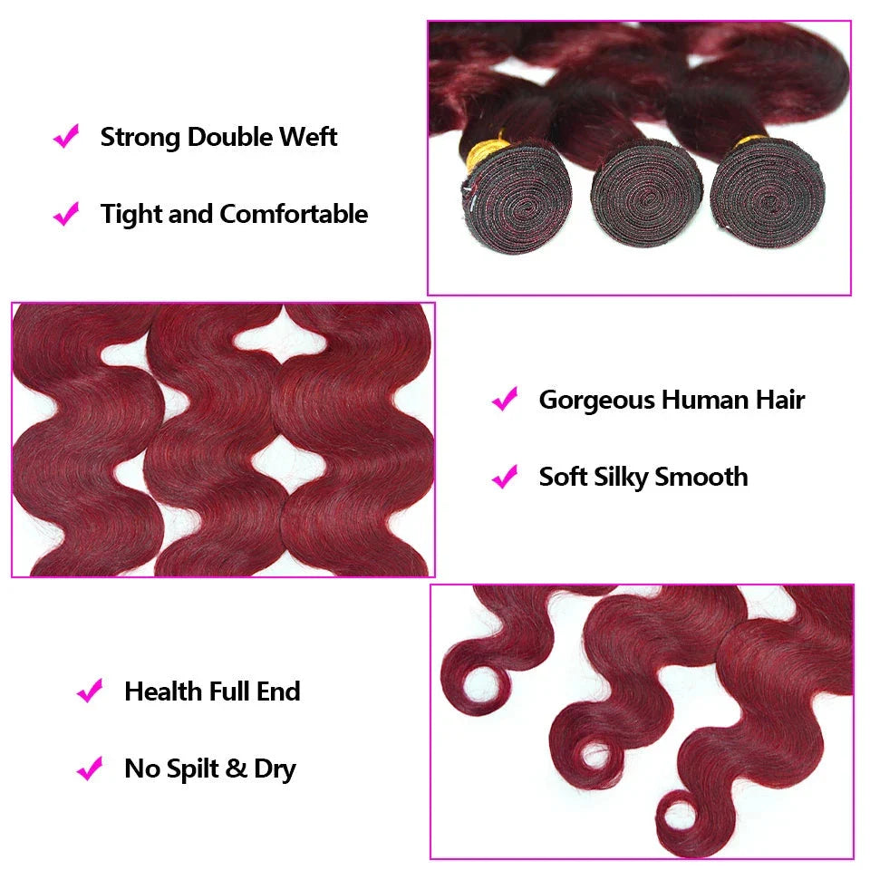 Body Wave Bundles 100% Human Hair - MONLANE