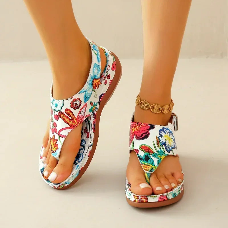 Women's Retro Orthopedic Wedge Platform Sandals