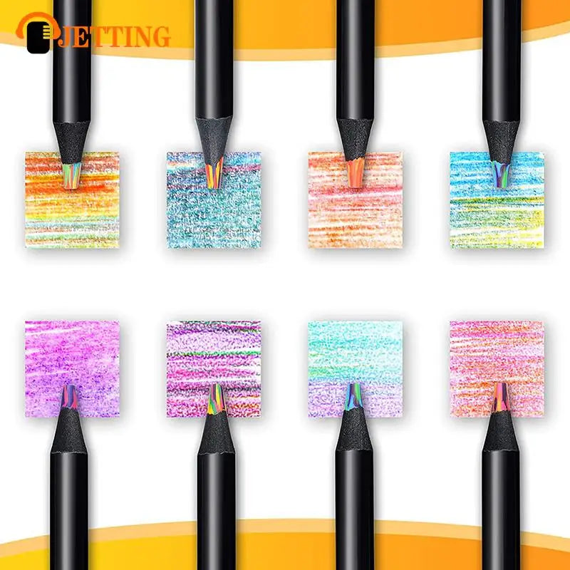 1Pcs Concentric Rainbow Pencil
