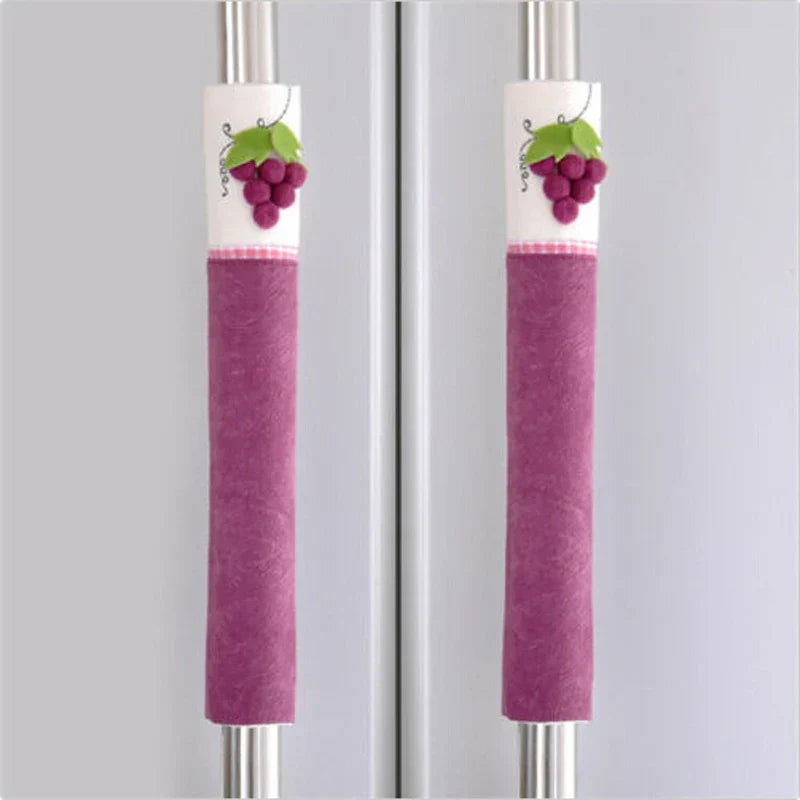 2Pcs Refrigerator Door Handle Cover