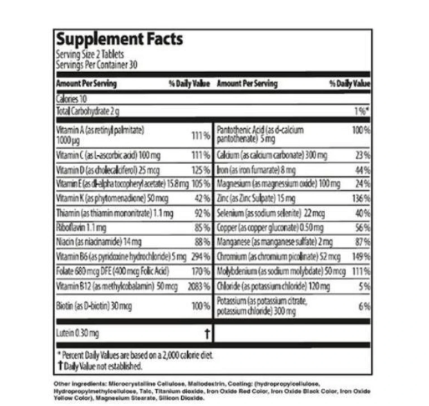 Nutriplus Multivitamin and Mineral for Women - 60 Tablets