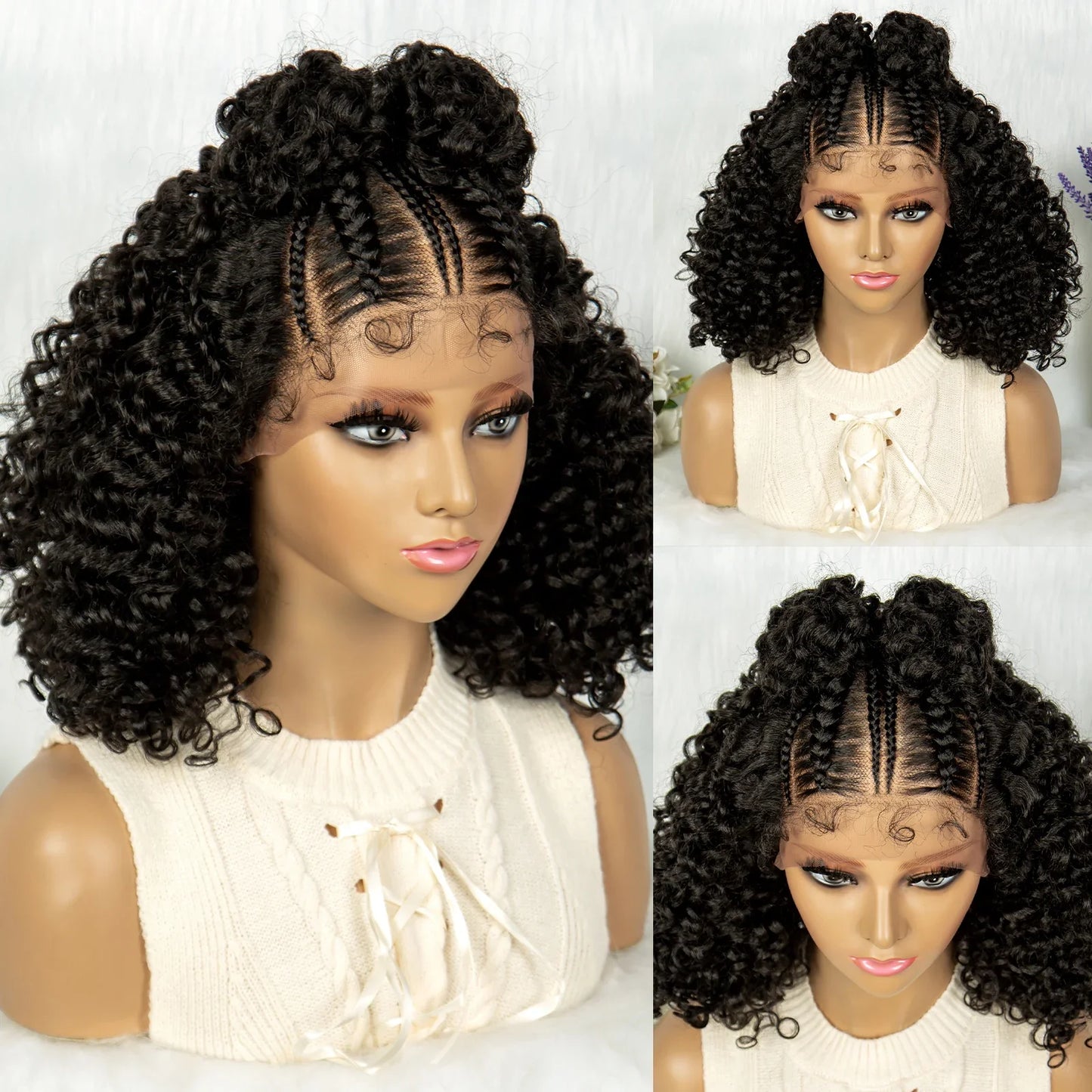Frontal Cornrow lace front Wig