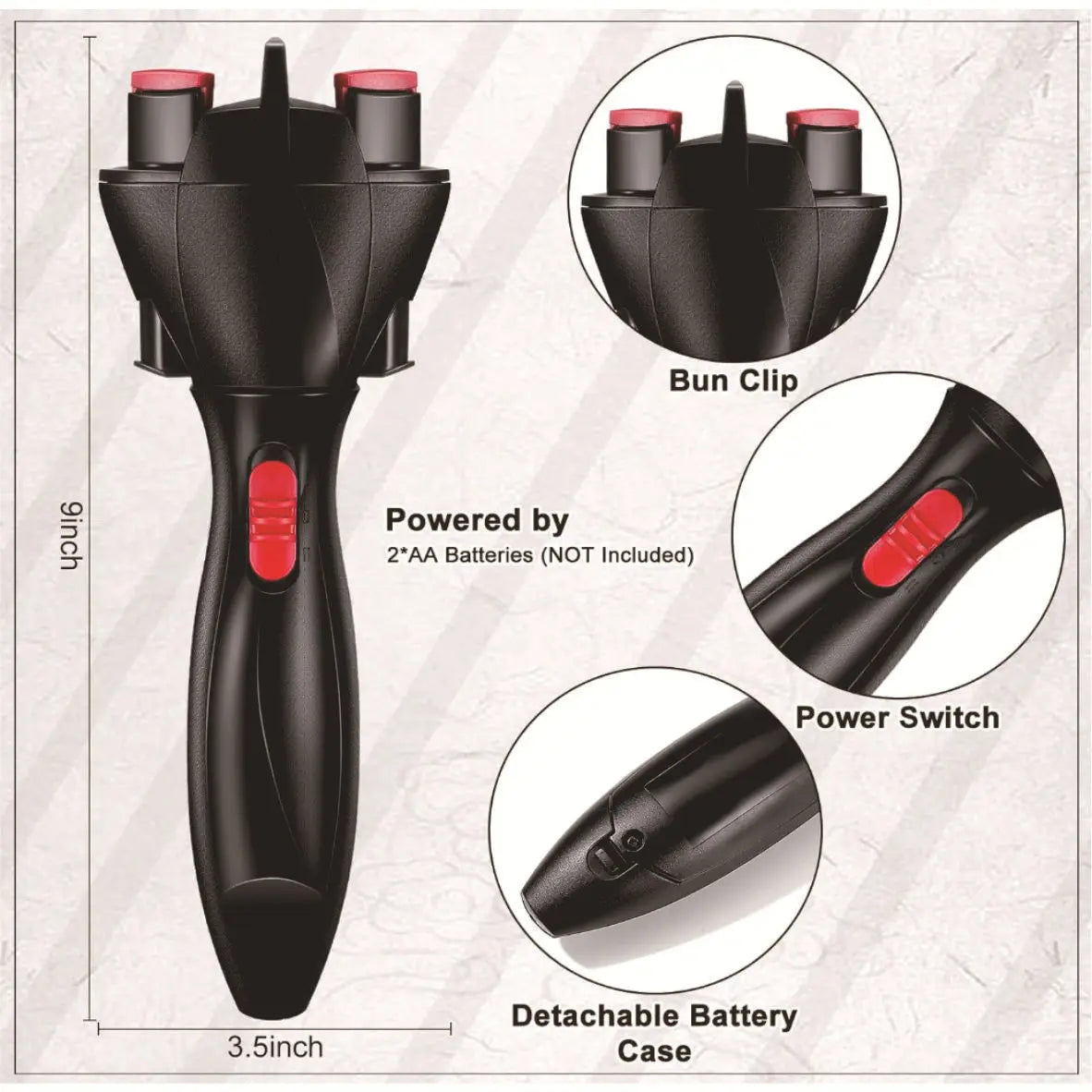 360 Degree Rotating Automatic Hair Braider Machine