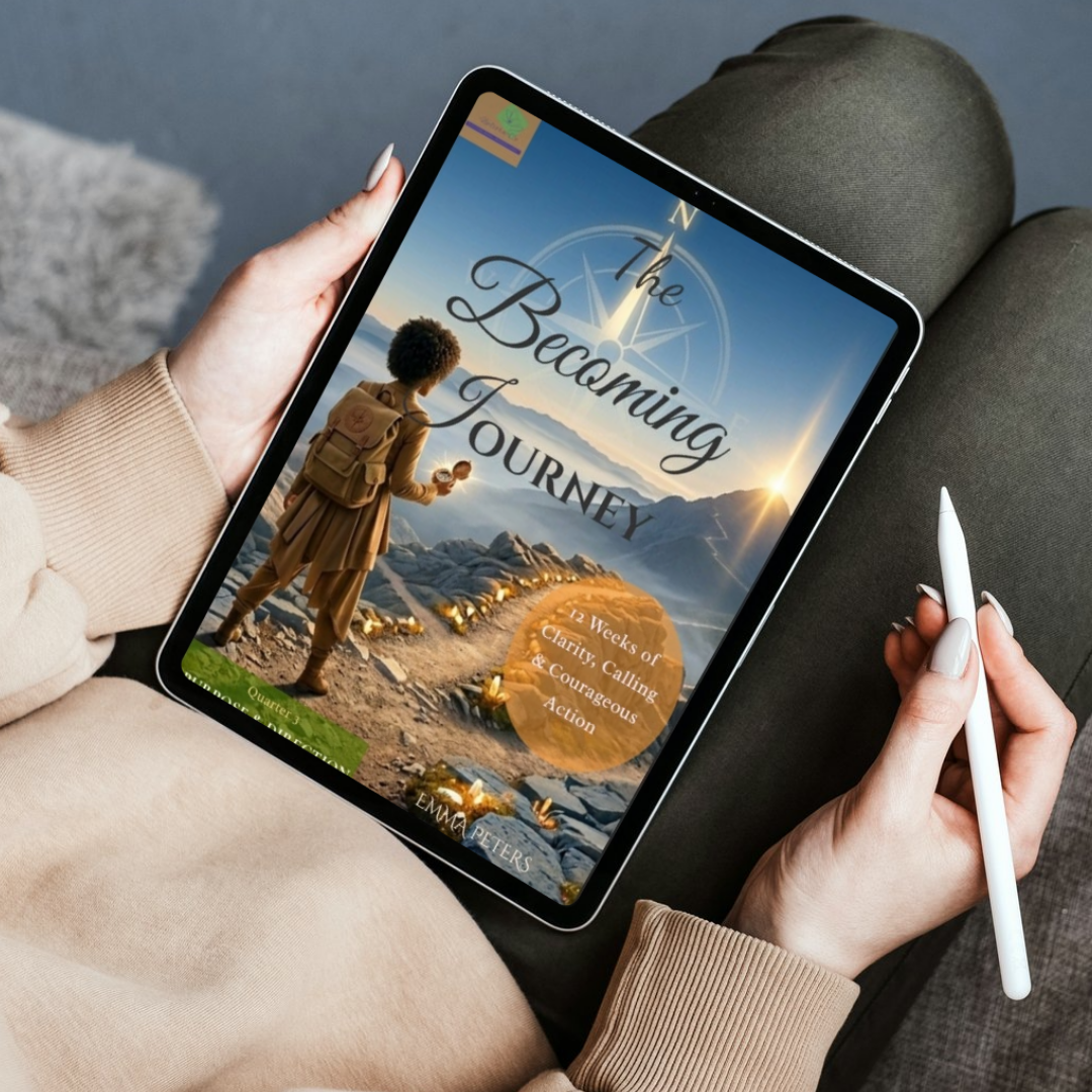 Purpose & Direction: THE BECOMING JOURNEY- 12 Weeks of Clarity, Calling & Courageous Action - MONLANE DIGITAL