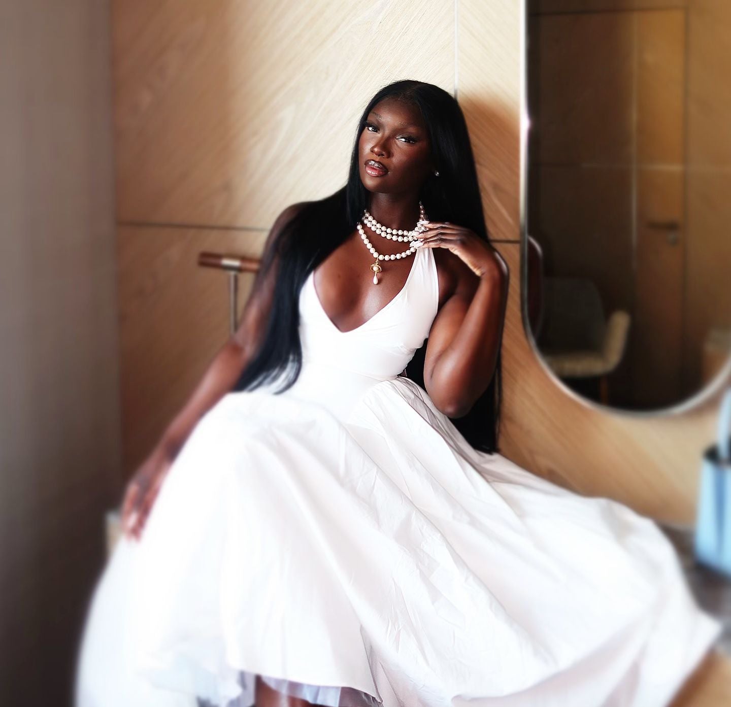 Sophisticated Sleeveless Long Dress