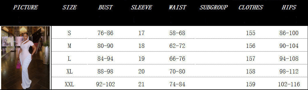 Short sleeved slanted pleated long dress