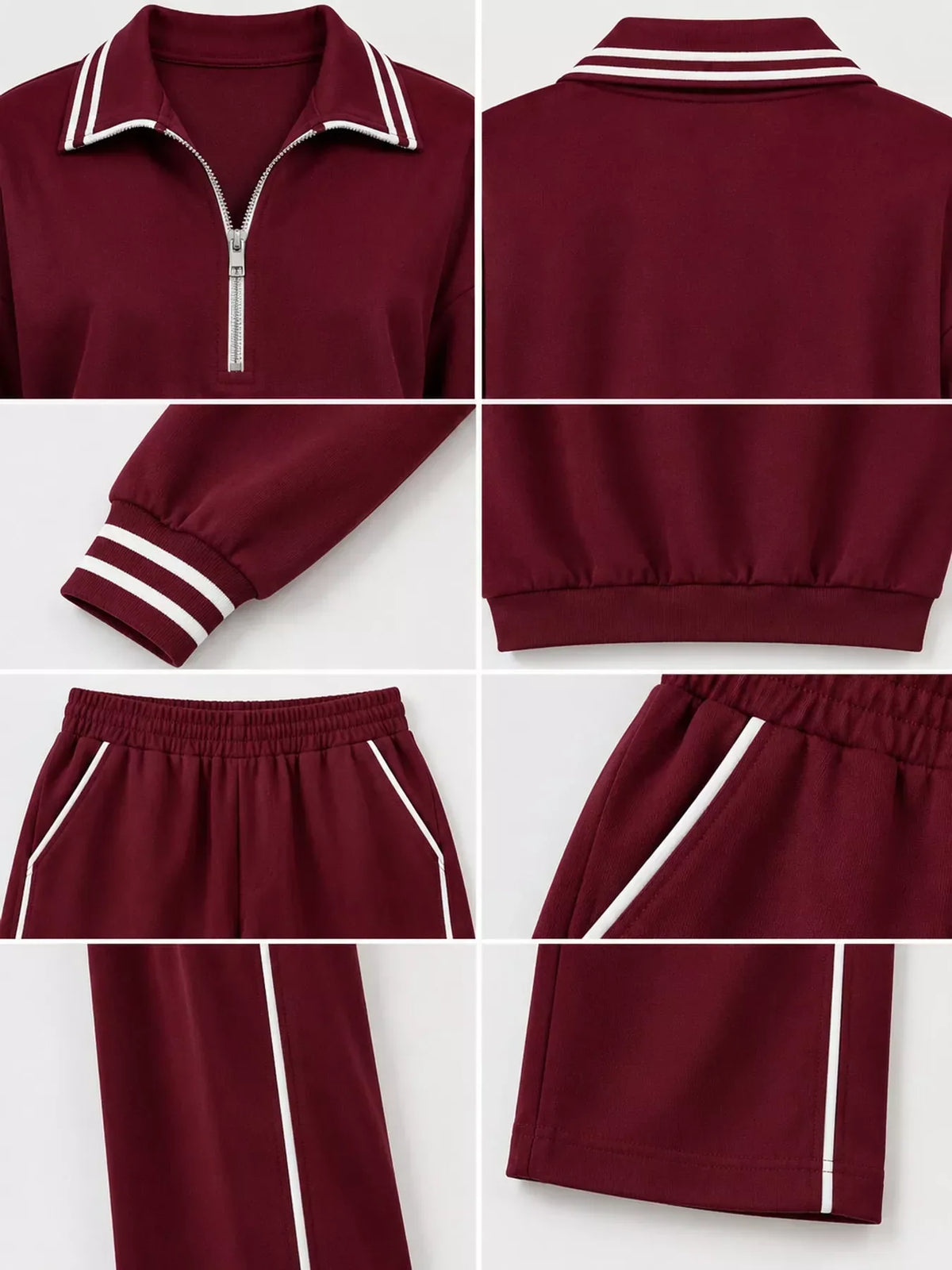 Plus size striped set, view 15