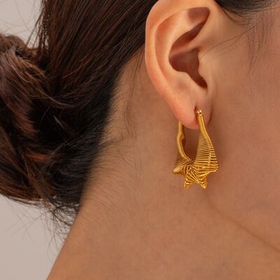 18K Gold-Plated Stainless Steel Earrings - MONLANE