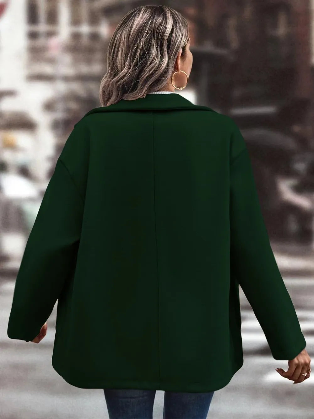 Pocketed Button Up Jacket