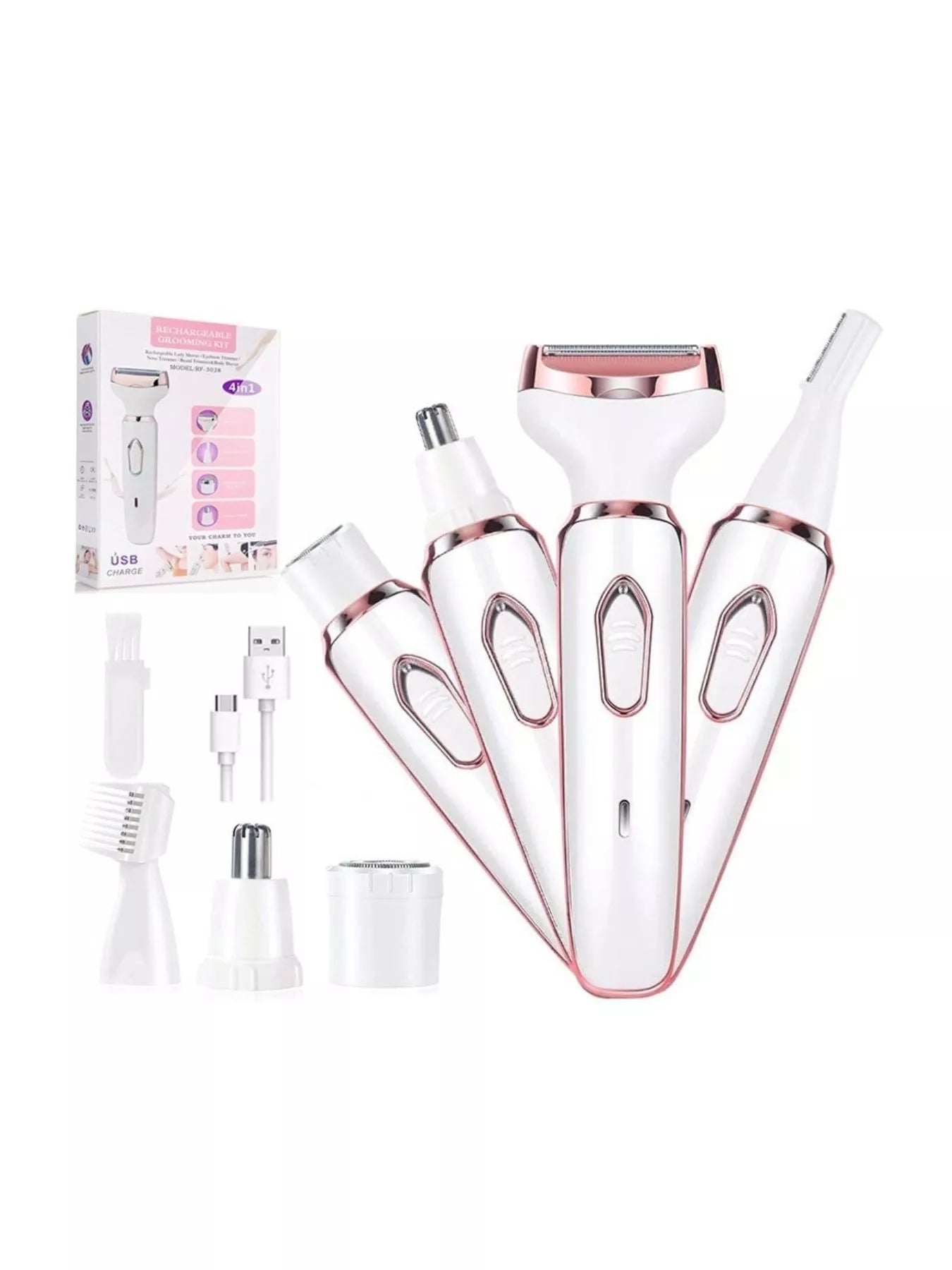 4-in-1 Multifunctional Painless Hair Removal