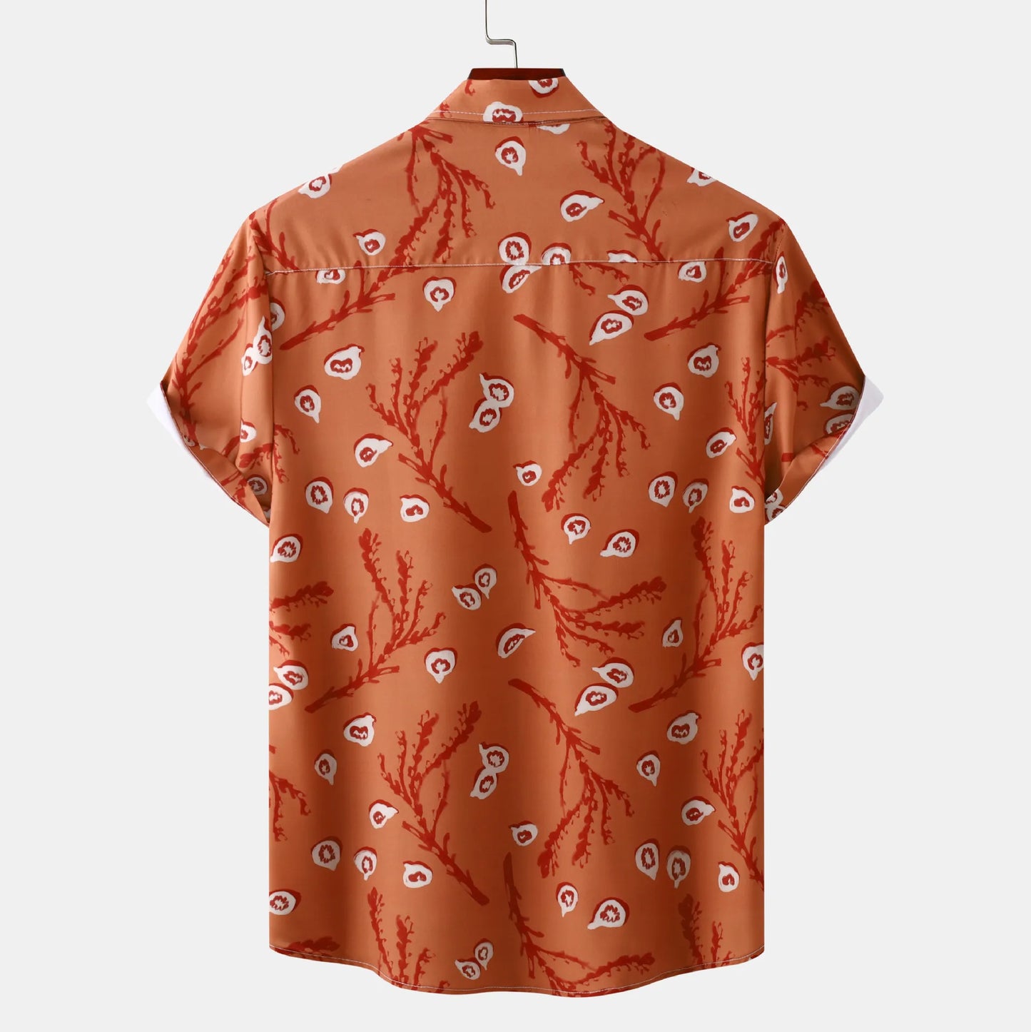 Printed Plus Size Button-Up Shirt