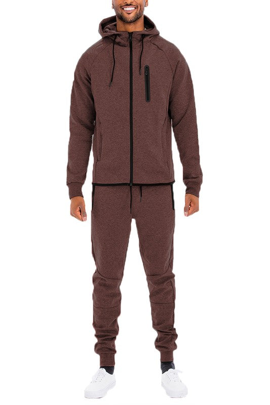 Mens Full Zip Sweat Set - MONLANE