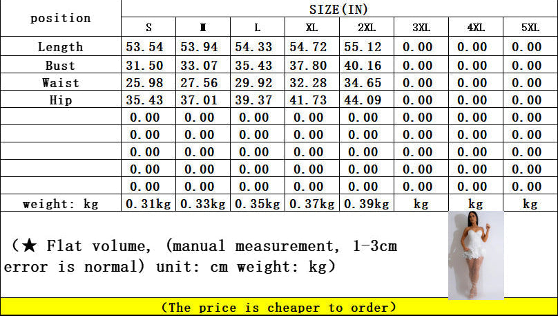 Strapless patchwork mesh skirt dress