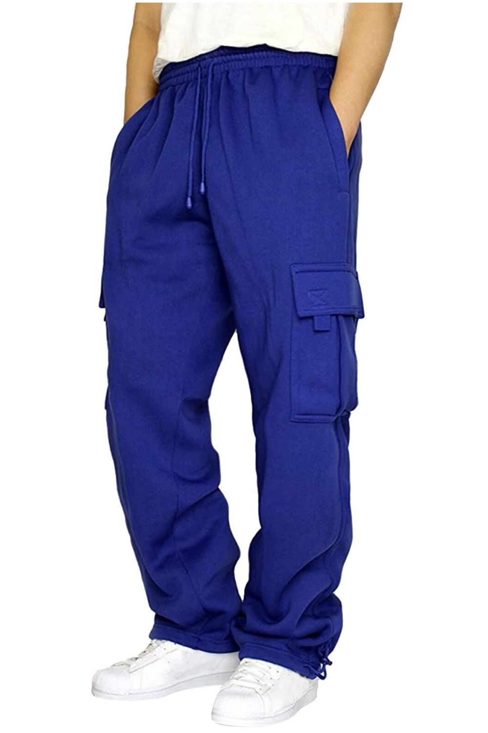 Men's Plus Size Drawstring Cargo Pants