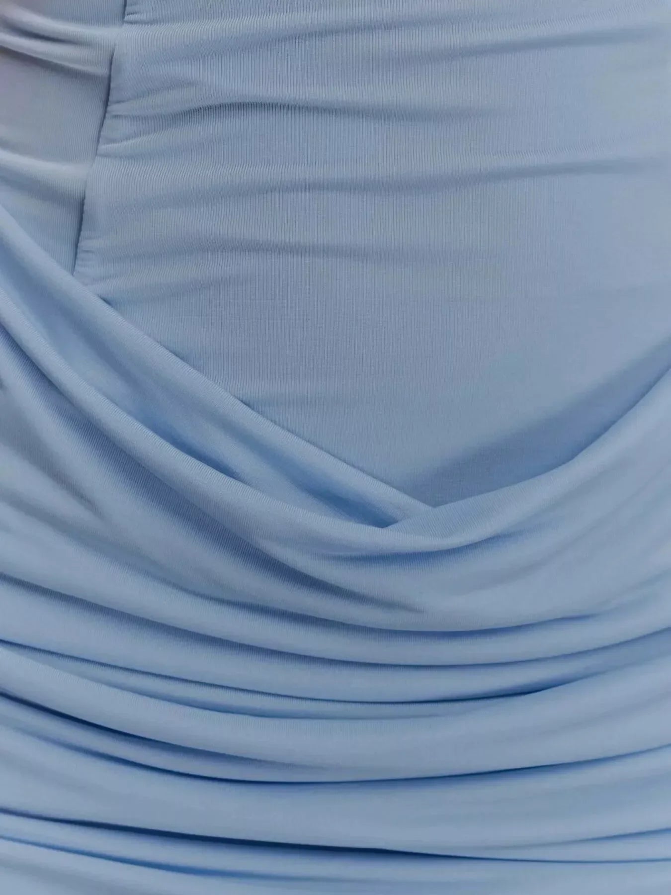 Asymmetrical One-Shoulder Ruched Mini Dress