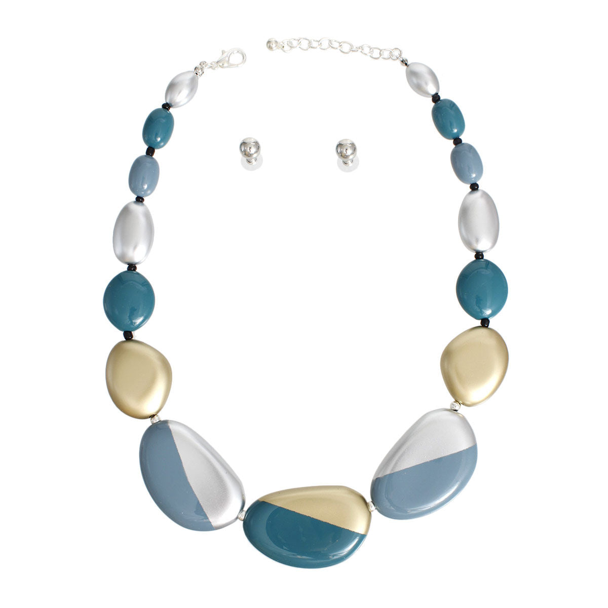 Blue Bead Graduated Set