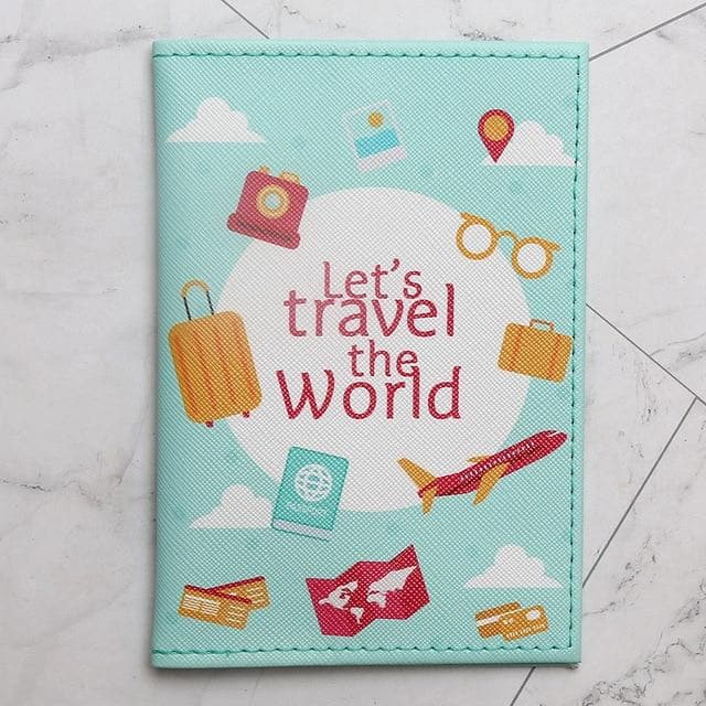 🎁 Travel Around the World Passport Cover 14.5*10cm (100% off)
