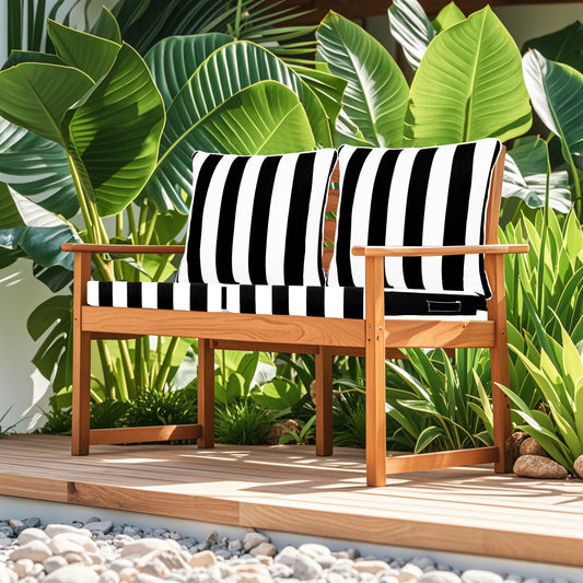 Cozy outdoor patio furniture set for autumn
