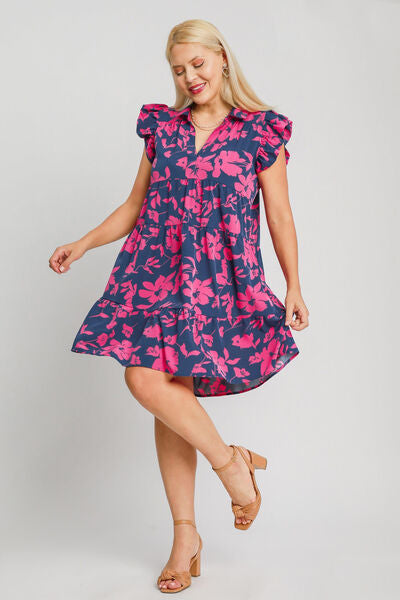 Full Size Floral Print Dress