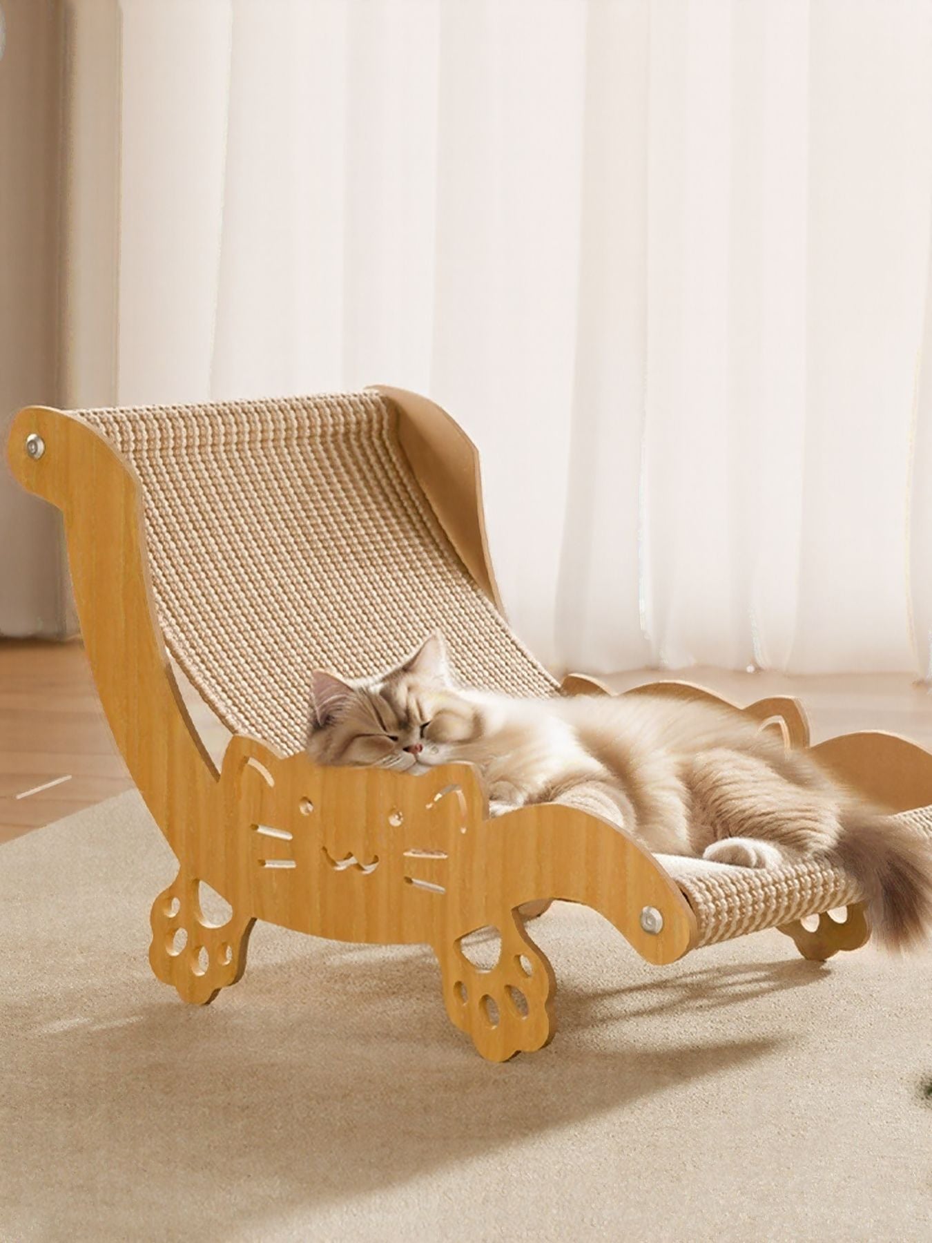 Cat Scratching Board Recliner